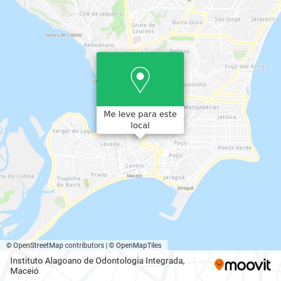Instituto Alagoano de Odontologia Integrada mapa
