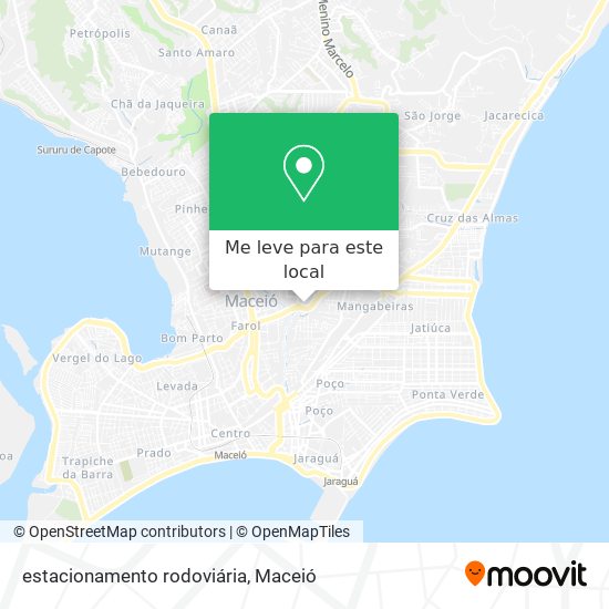 estacionamento rodoviária mapa