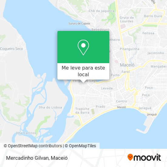 Mercadinho Gilvan mapa