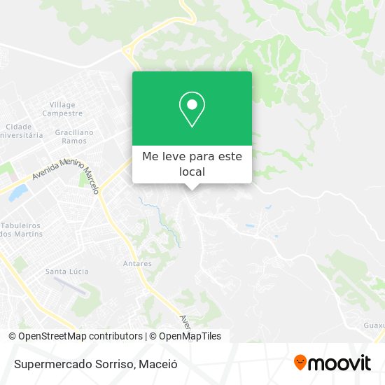 Supermercado Sorriso mapa