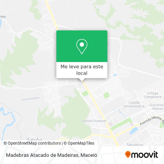 Madebras Atacado de Madeiras mapa