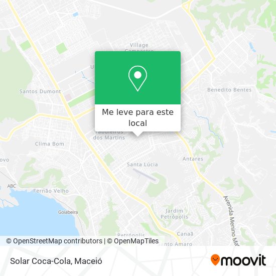 Solar Coca-Cola mapa