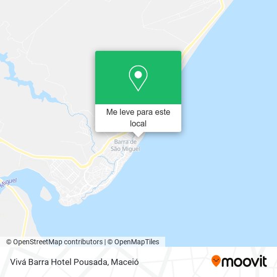 Vivá Barra Hotel Pousada mapa