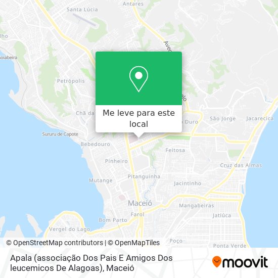 Apala (associação Dos Pais E Amigos Dos leucemicos De Alagoas) mapa