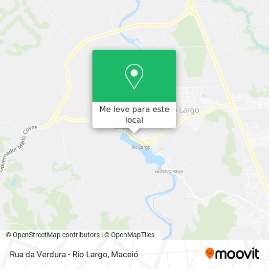 Rua da Verdura - Rio Largo mapa