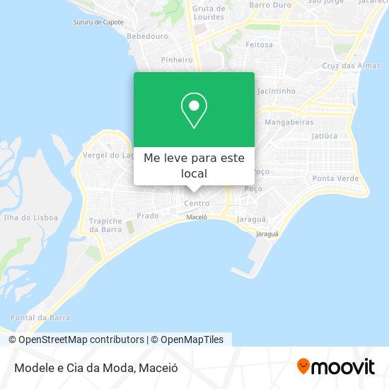 Modele e Cia da Moda mapa