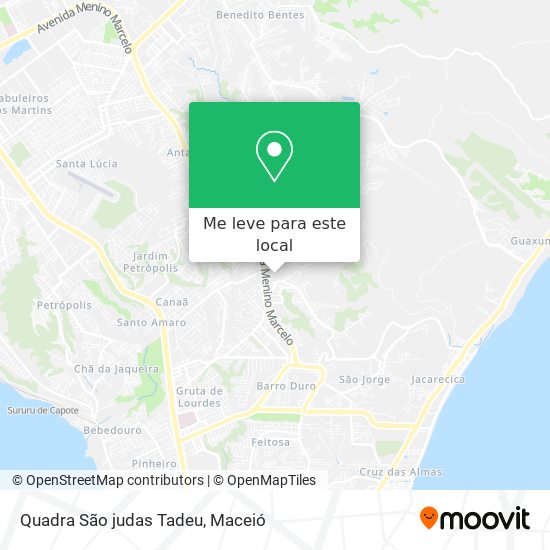 Quadra São judas Tadeu mapa