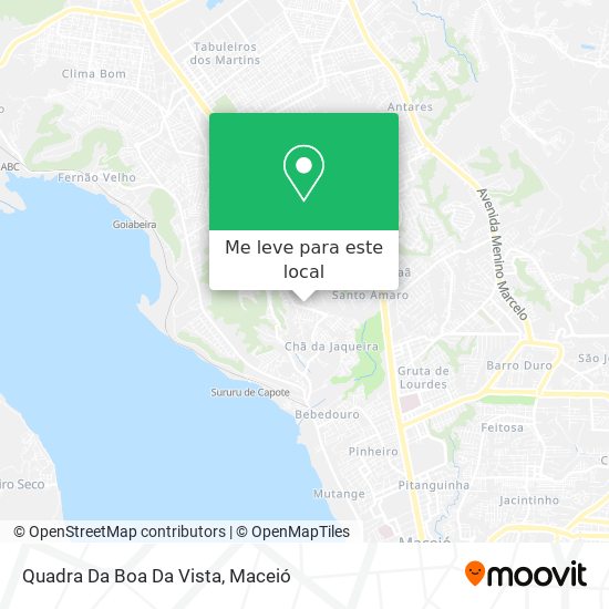 Quadra Da Boa Da Vista mapa