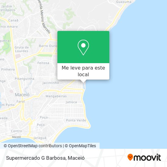 Supermercado G Barbosa mapa