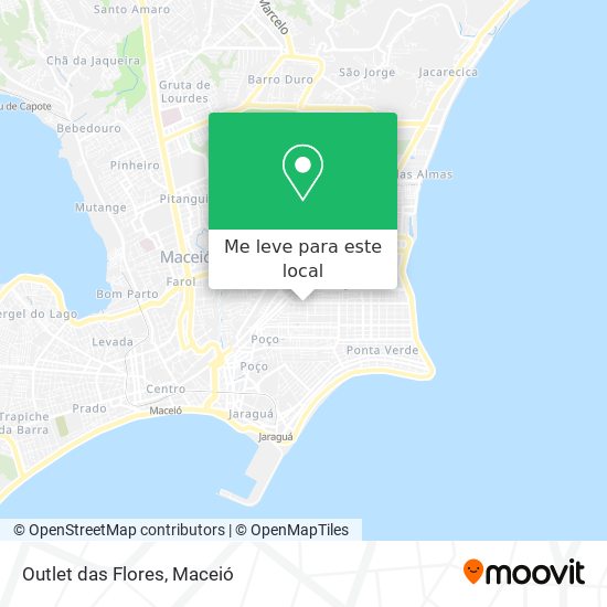 Outlet das Flores mapa