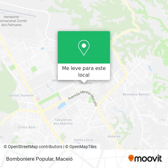 Bomboniere Popular mapa