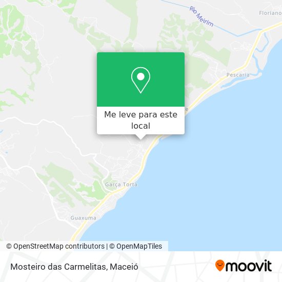 Mosteiro das Carmelitas mapa