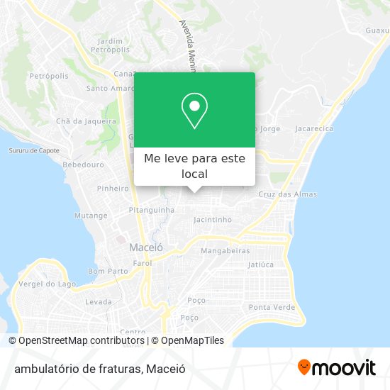 ambulatório de fraturas mapa