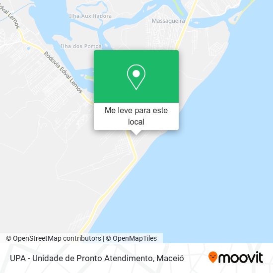 UPA - Unidade de Pronto Atendimento mapa