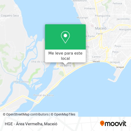 HGE - Área Vermelha mapa