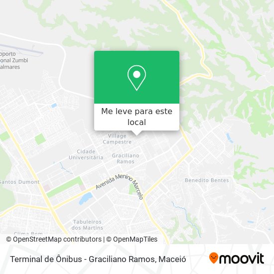 Terminal de Ônibus - Graciliano Ramos mapa