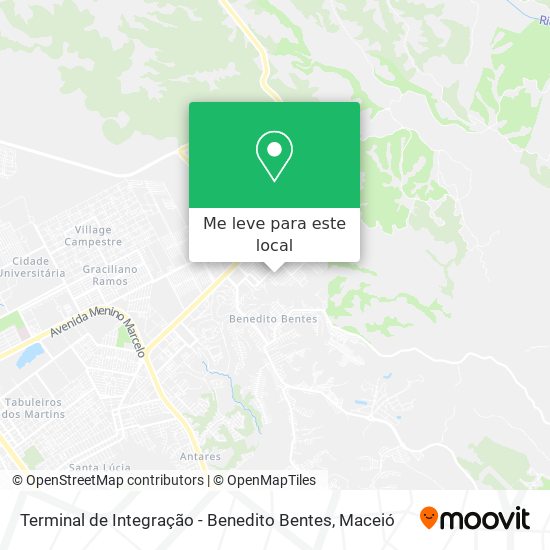 Terminal de Integração - Benedito Bentes mapa