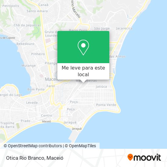 Otica Rio Branco mapa