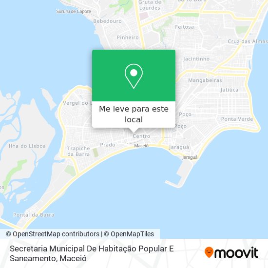 Secretaria Municipal De Habitação Popular E Saneamento mapa