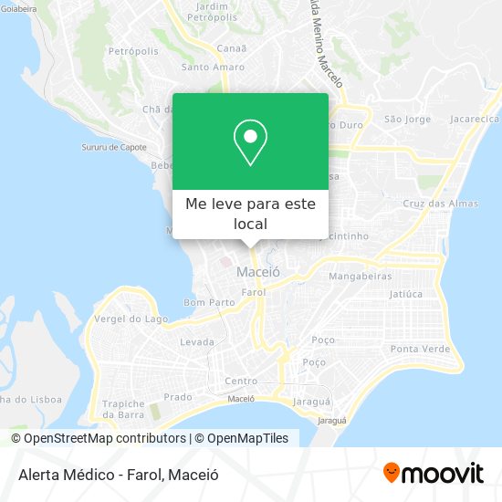 Alerta Médico - Farol mapa