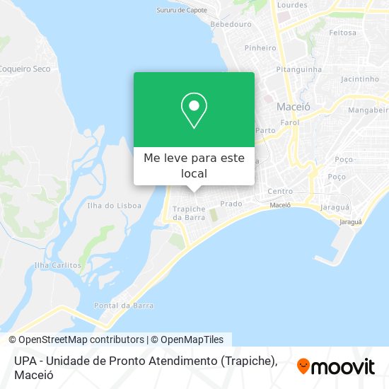 UPA - Unidade de Pronto Atendimento (Trapiche) mapa
