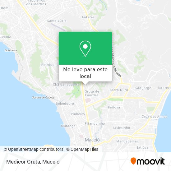 Medicor Gruta mapa