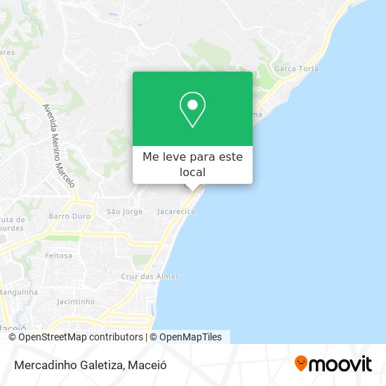 Mercadinho Galetiza mapa