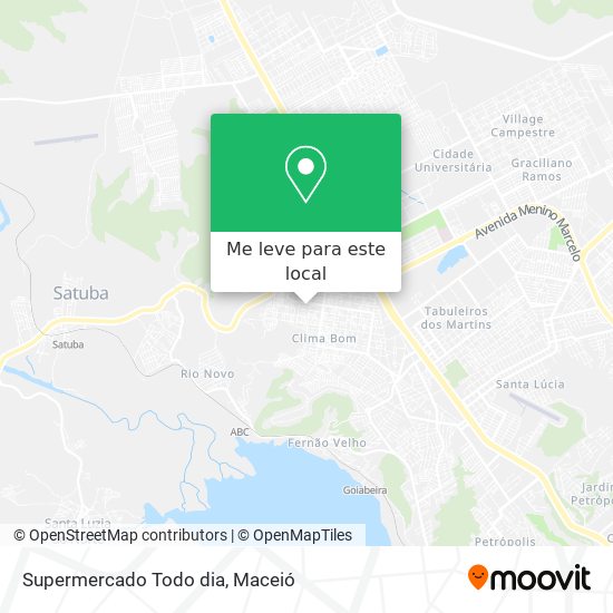 Supermercado Todo dia mapa