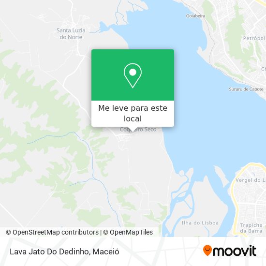 Lava Jato Do Dedinho mapa