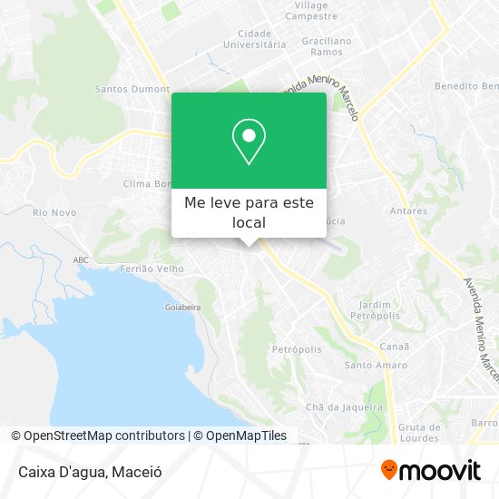 Caixa D'agua mapa