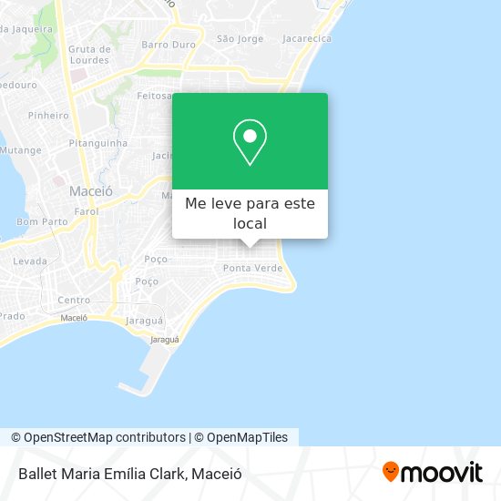 Ballet Maria Emília Clark mapa