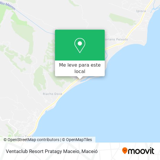 Ventaclub Resort Pratagy Maceio mapa