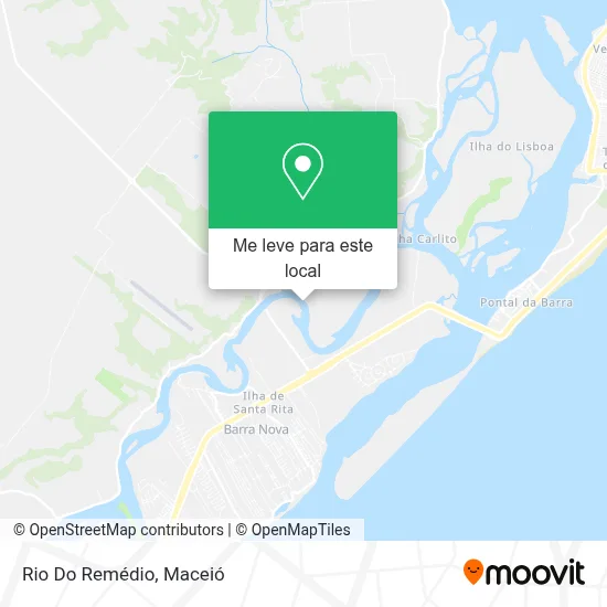 Rio Do Remédio mapa