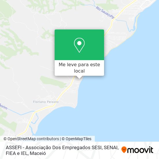 ASSEFI - Associação Dos Empregados SESI, SENAI, FIEA e IEL mapa