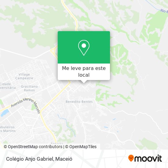 Colégio Anjo Gabriel mapa