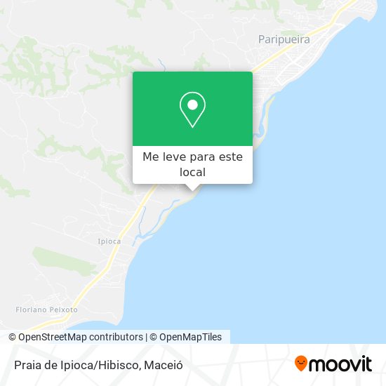 Praia de Ipioca/Hibisco mapa