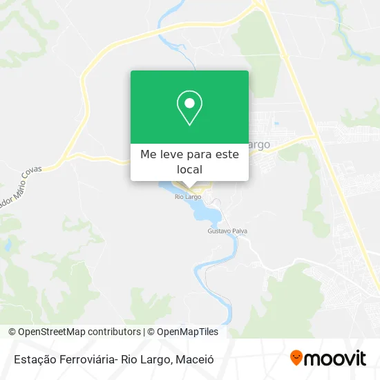 Estação Ferroviária- Rio Largo mapa