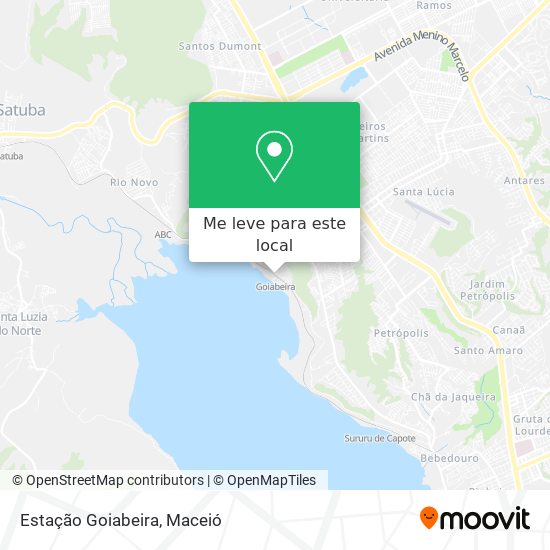 Estação Goiabeira mapa
