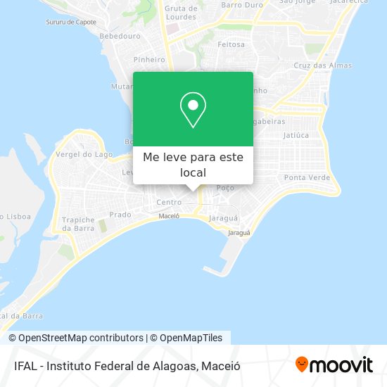 IFAL - Instituto Federal de Alagoas mapa