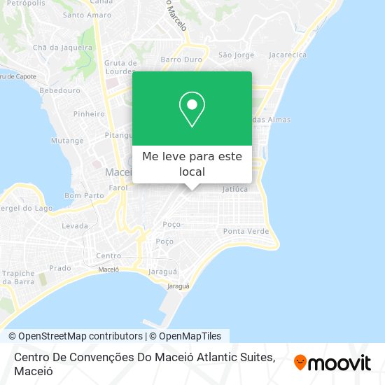 Centro De Convenções Do Maceió Atlantic Suites mapa