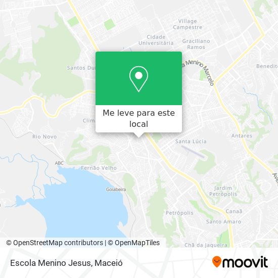 Escola Menino Jesus mapa