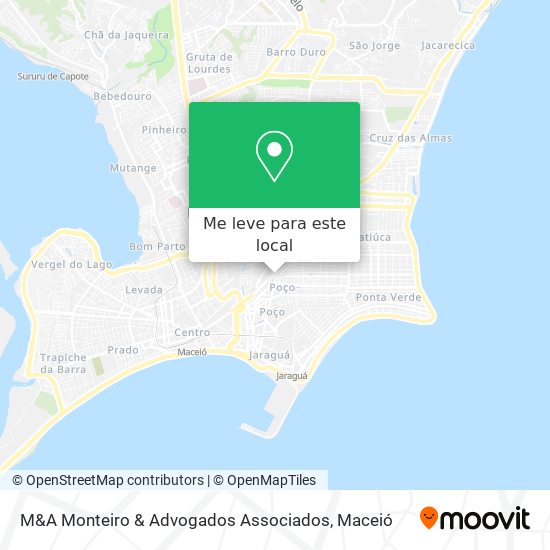 M&A Monteiro & Advogados Associados mapa