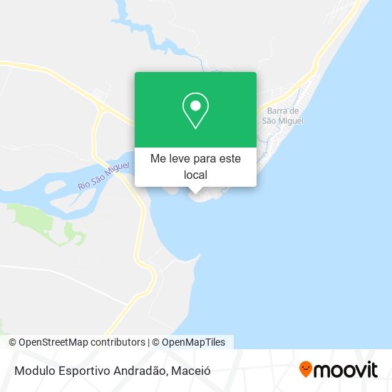 Modulo Esportivo Andradão mapa