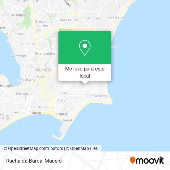 Racha da Barca mapa