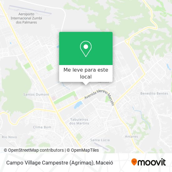 Campo Village Campestre (Agrimaq) mapa