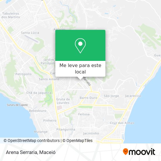 Arena Serraria mapa