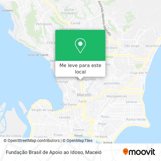 Fundação Brasil de Apoio ao Idoso mapa