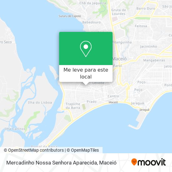 Mercadinho Nossa Senhora Aparecida mapa