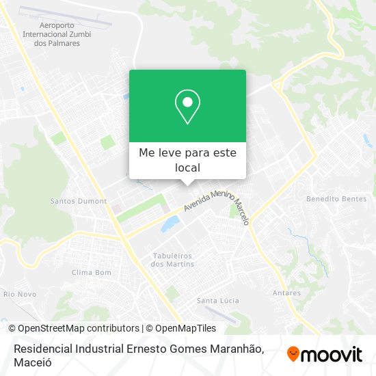 Residencial Industrial Ernesto Gomes Maranhão mapa