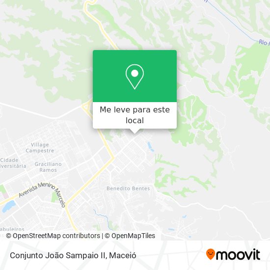 Conjunto João Sampaio II mapa